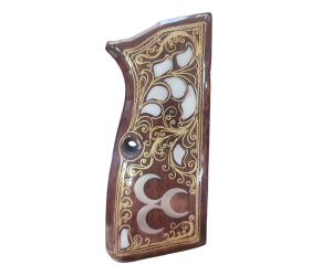 Browning 14 'lü Sedef Taşlı Tabanca Kabzesi