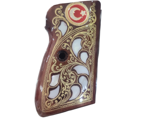 Düğmeli Beretta Kabzesi Ay Yıldız