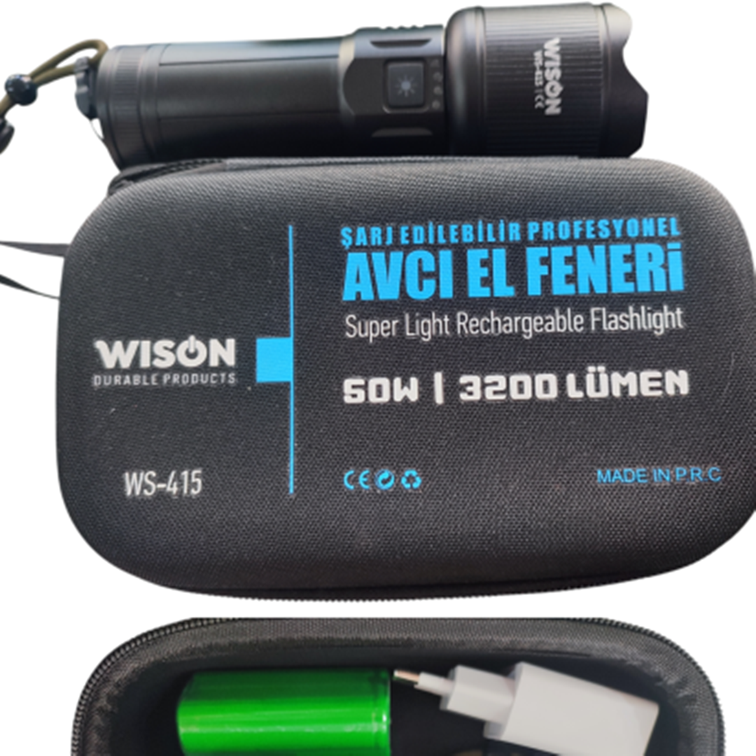 Wison Avcı El Feneri 3200 Lümen