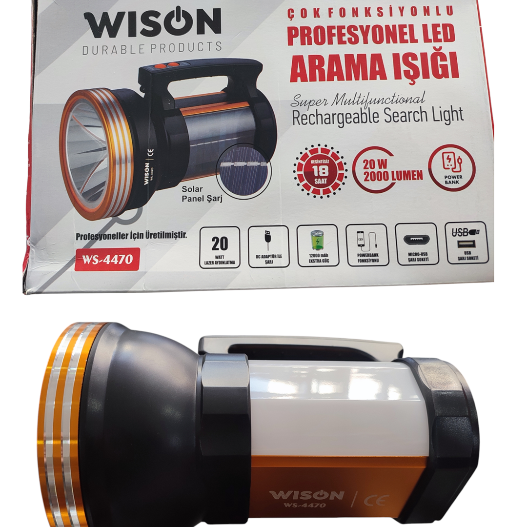 Çok Fonksiyonlu Profesyonel Arama Işığı