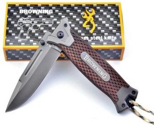 Browning Kahverengi Paracordlu Kamp Çakısı