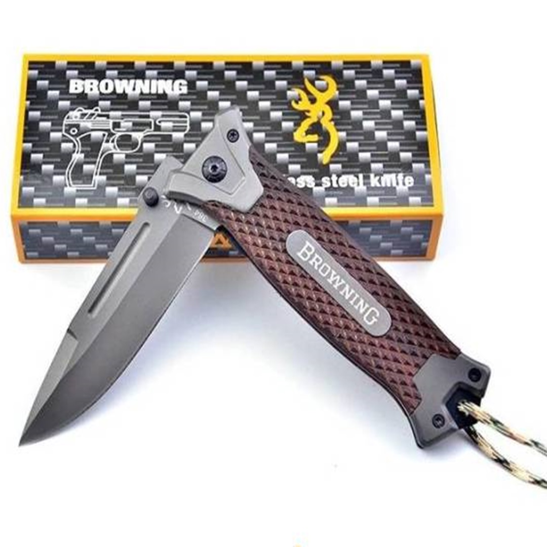 Browning Kahverengi Paracordlu Kamp Çakısı