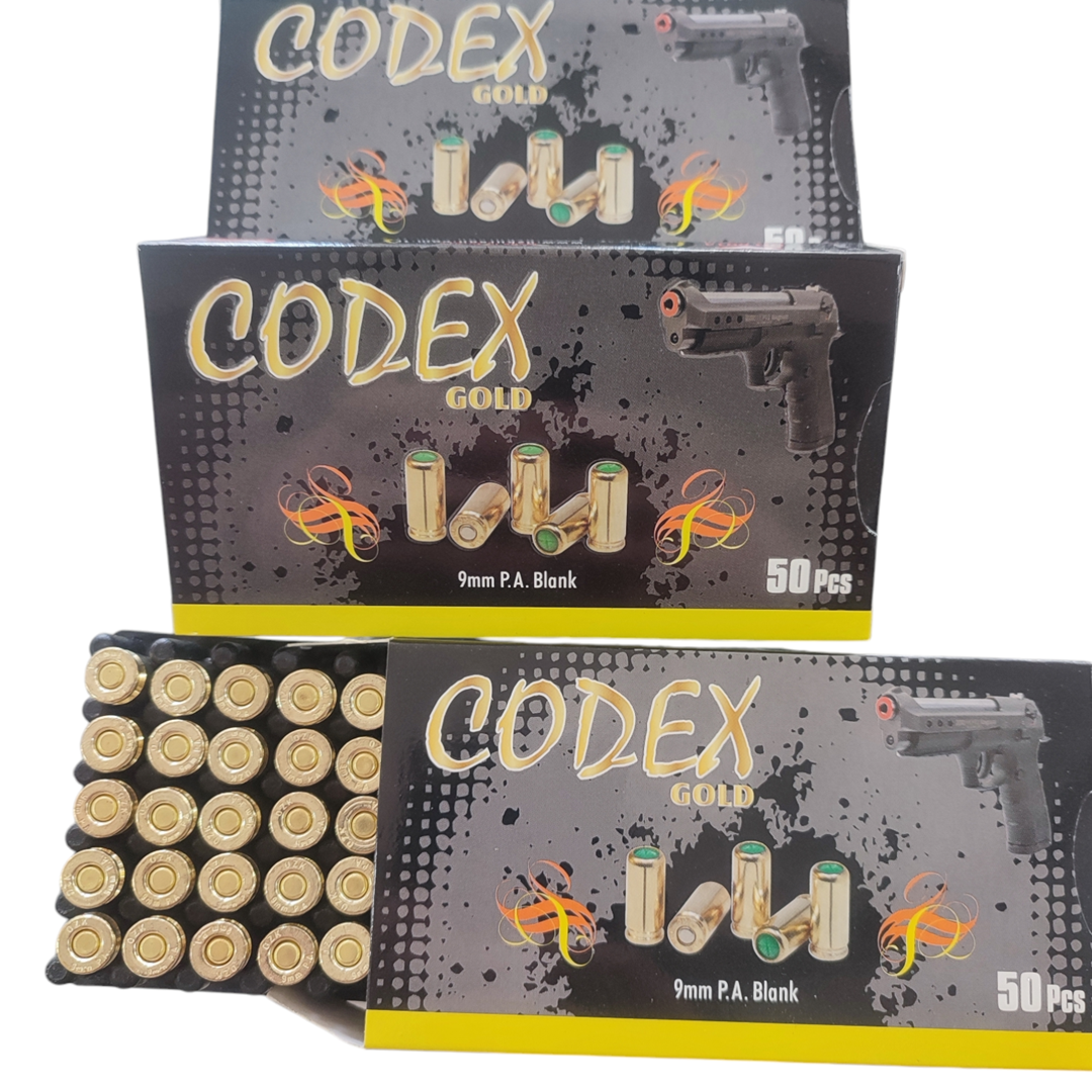 Codex 9mm Kurusıkı Tabanca Mermisi