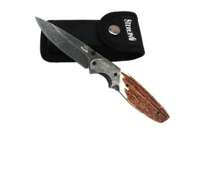 Sterlıng 11,43 cm Taşlanmış Liner Lock Çakı S1002